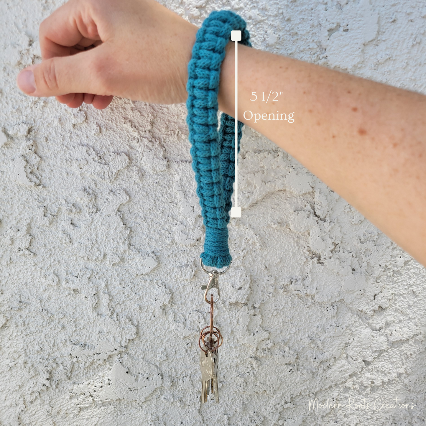 Summer Color Macrame Wristlet