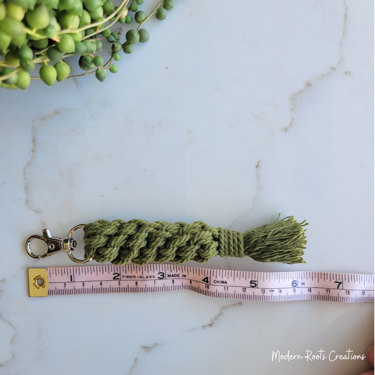 Chakra Balancing Macrame Keychain Reiki Charged