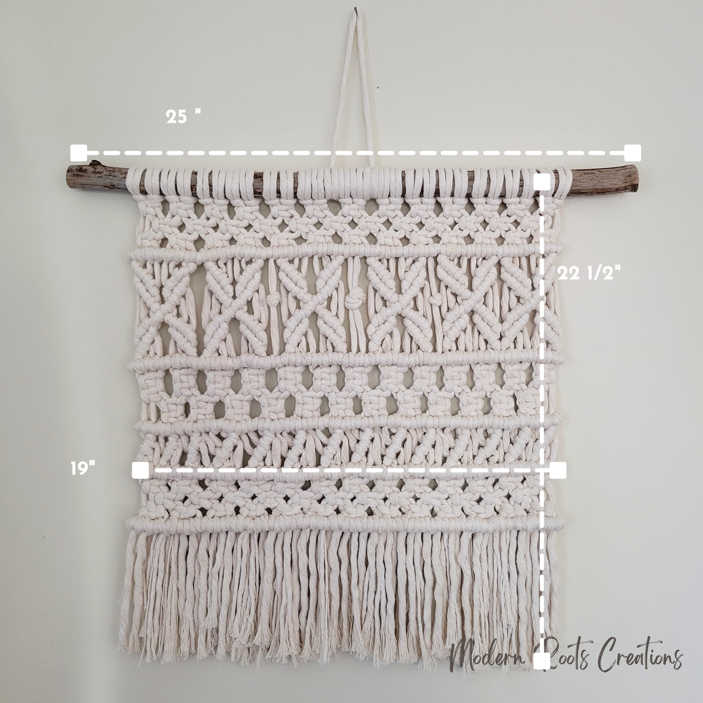 Square Macrame Wall Hanging